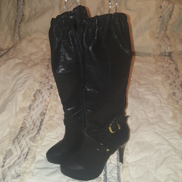 VINTAGE LEATHER  boots - Picture 6 of 6